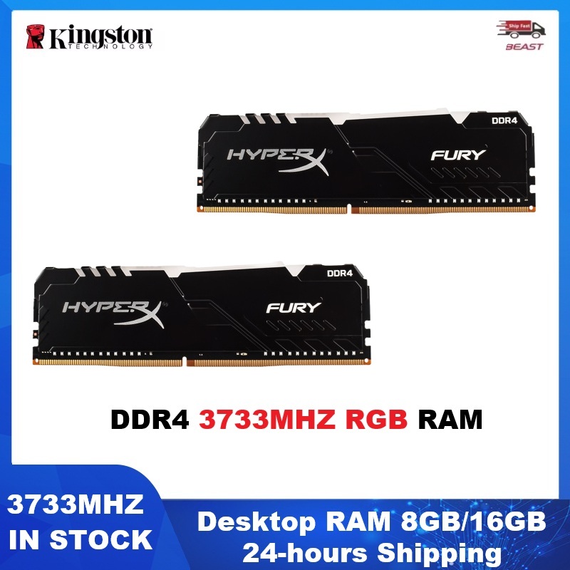 Khadas Vim4 8Gb - HYPERX FURY DDR4 Desktopgeheugen RGB Ram