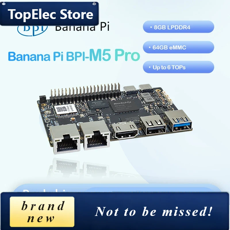 TopElec Banana Pi BPI-M5 Pro R - Banana Pi Bpi-M5 recensie en prijs